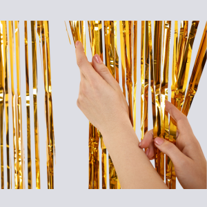 Dekorativne sjajne ili mat zavjese za rođendane i zabave