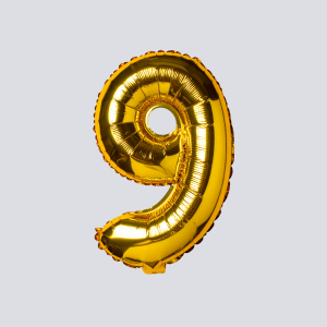 Folija baloni na helij ili zrak u obliku brojeva za rođendane i zabave