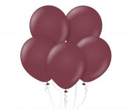 Pastelni bordo lateks baloni 30 cm - 10 kos