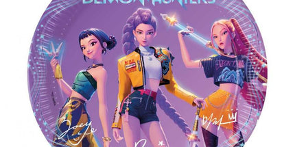 Papirnati krožniki K-POP Demon Hunters 23 cm, 8 kos