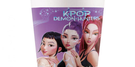 Papirnati kozarci K-POP Demon Hunters 200 ml - 8 kos