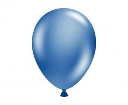 Metalik temno modri lateks balon 13 cm - 10 kos