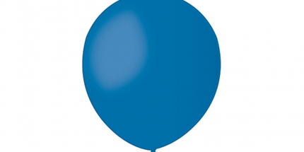 Metalno modri mini lateks baloni 13 cm Gemar komplet 10 kosov