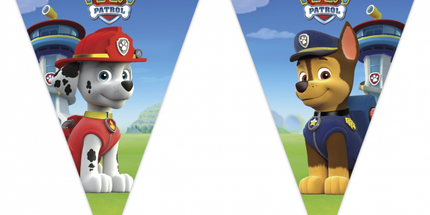 Girlanda z zastavico Paw Patrol Rescue Heroes 230 cm