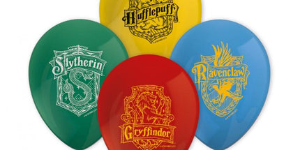 Lateks baloni "Harry Potter Hogwarts" 28 cm - 8 kos