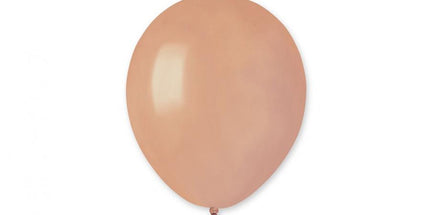 Pastelni megleno roza lateks baloni 13 cm, 10 kos