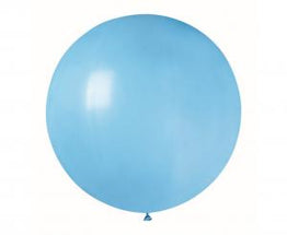 Pastelno svetlo moder lateks balon Jumbo 75 cm - 1 kos