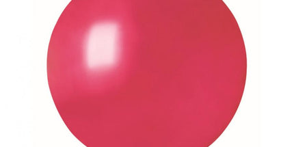 Pastelni jumbo rdeč lateks balon 80 cm Gemar
