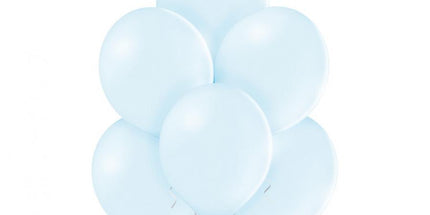 Pastelno modri Ice blue lateks baloni, 30 cm, 10 kos
