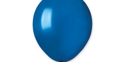 Metalni temno modri mini baloni 13 cm Gemar paket 10 kosov