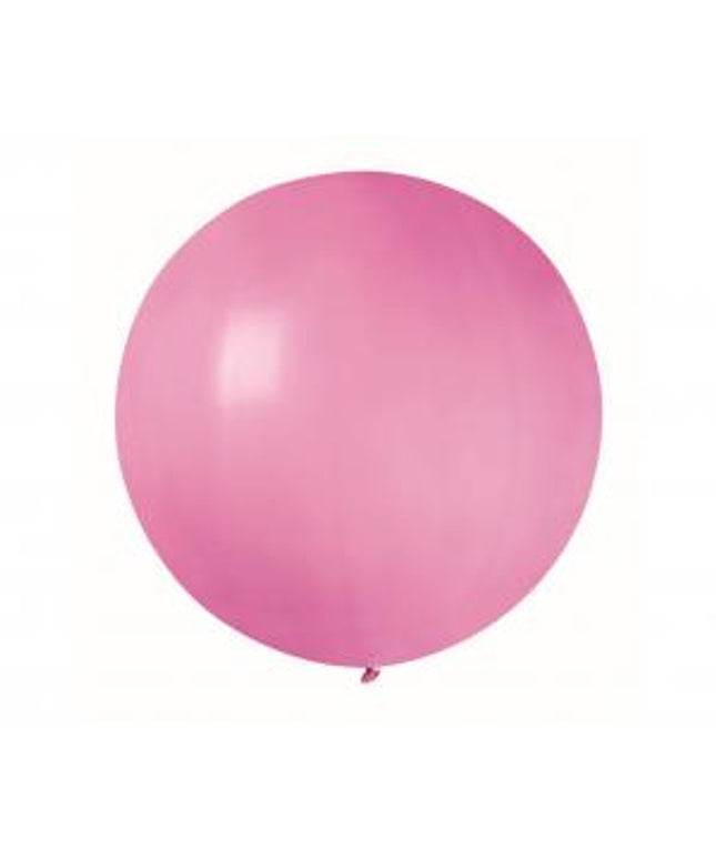Pastelno roza lateks balon Jumbo 75 cm - 1 kos