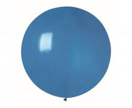 Pastelno moder lateks balon Jumbo 75 cm - 1 kos