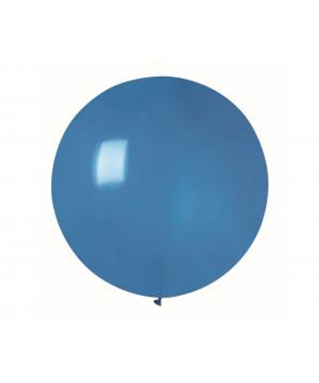 Pastelno moder lateks balon Jumbo 75 cm - 1 kos