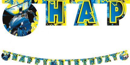Baner napis Batman Rogue Rage "Happy Birthday" – 200 cm