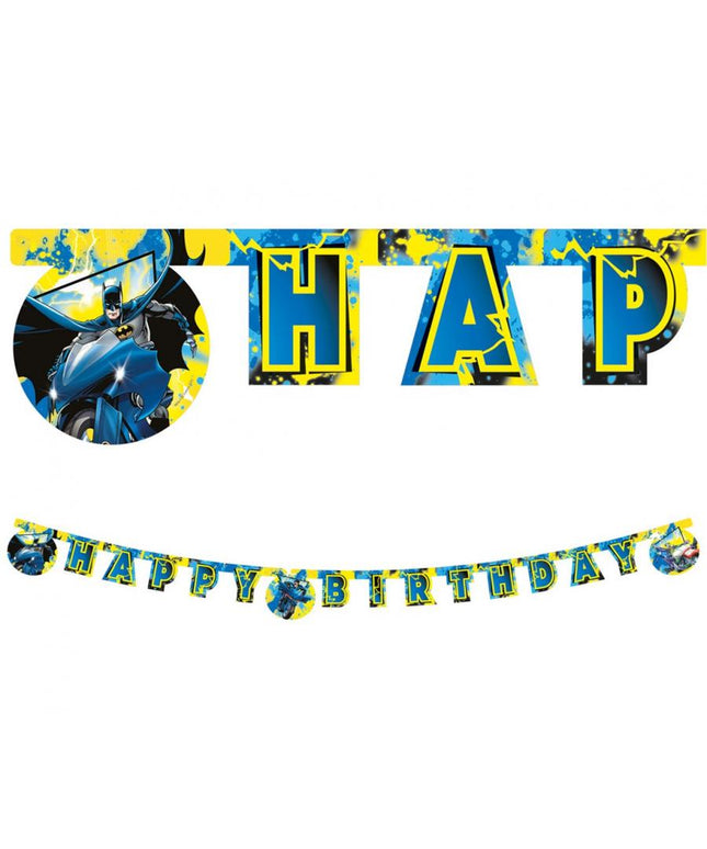Baner napis Batman Rogue Rage "Happy Birthday" – 200 cm