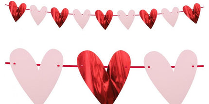 Girlanda papirnata Srca, 200 cm
