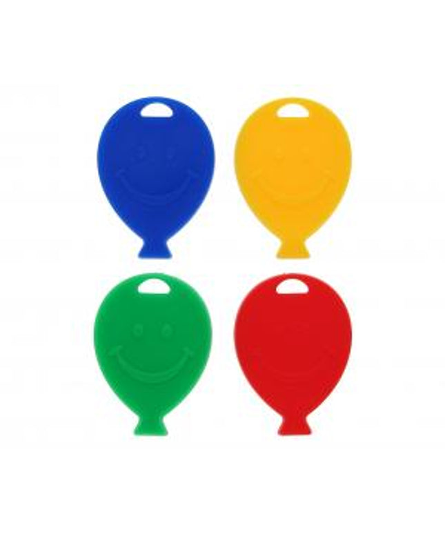 Večbarvna utež za balone na helij plastična 8 g - 1 kos