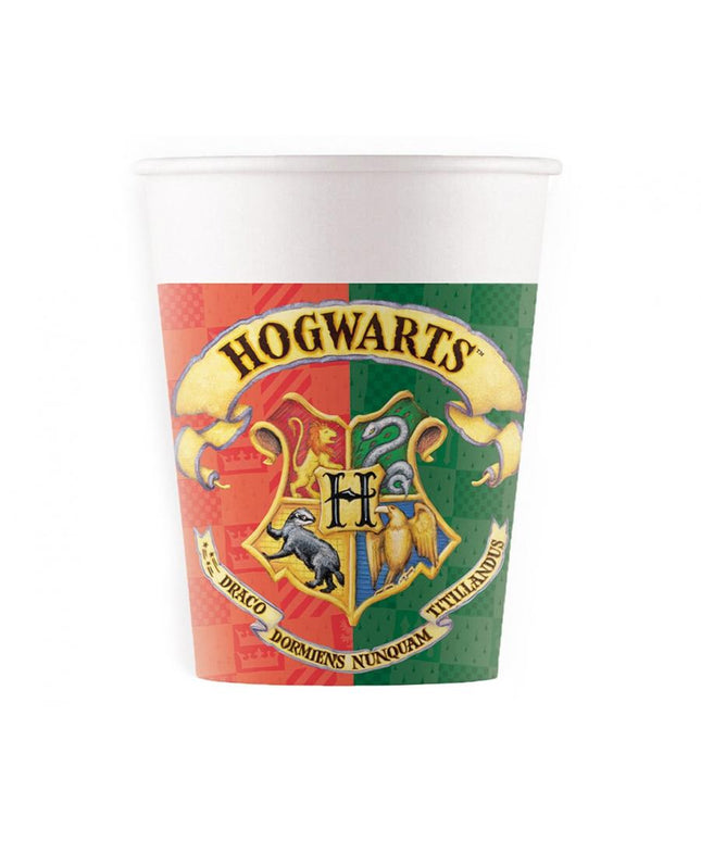 Papirnati kozarci Harry Potter, 200 ml - 8 kos