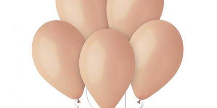 Pastelni megleno roza lateks baloni 30 cm - 10 kos
