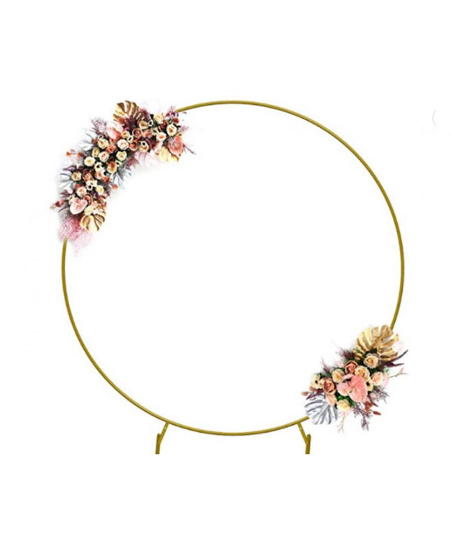 Okvir okrugli za dekoriranje, zlatni, 220 cm