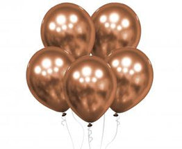 Platinum rose gold lateks baloni 30 cm - 10 kos