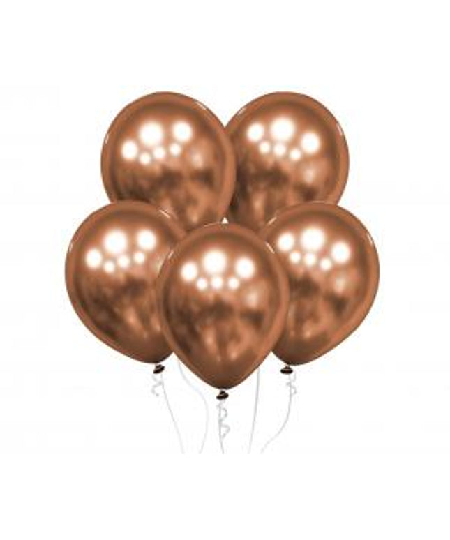 Platinum rose gold lateks baloni 30 cm - 10 kos