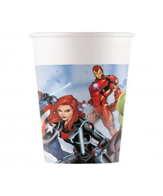 Papirnati kozarci Avengers, 200 ml - 8 kos