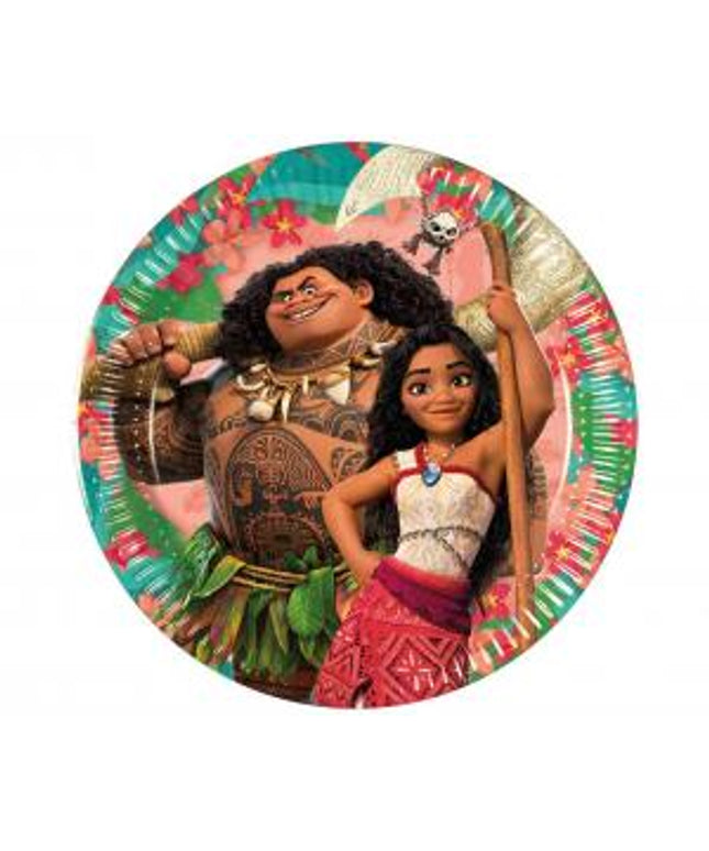Papirnati krožniki Moana 20 cm – 8 kos