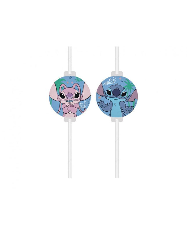 Papirnate slamice Stitch & Angel Disney - 4 kos