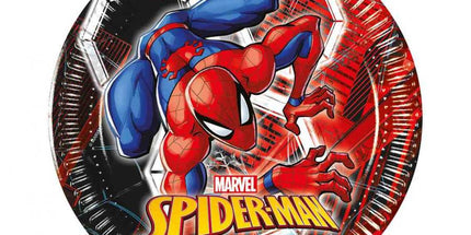 spiderman papirnati tanjuri