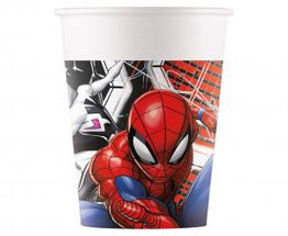 Papirnati kozarci Spiderman World of Web 200 ml – 8 kos