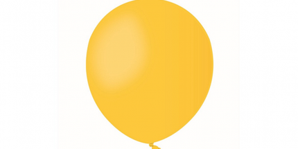 Pastelno rumeni lateks baloni 13 cm, pakiranje 10 kosov