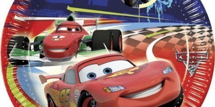 Papirnati krožniki Avtomobili 3 Ø23 cm – 8 kosov