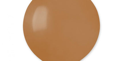 Pastelno kavne barve baloni Gemar lateks 13 cm 10 okraskov