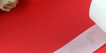 Dvostranske lepilne pike na roli 100 kosov prozorne praktične