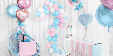 Folija balon srce Mom To Be roza 35 cm, zlati napis