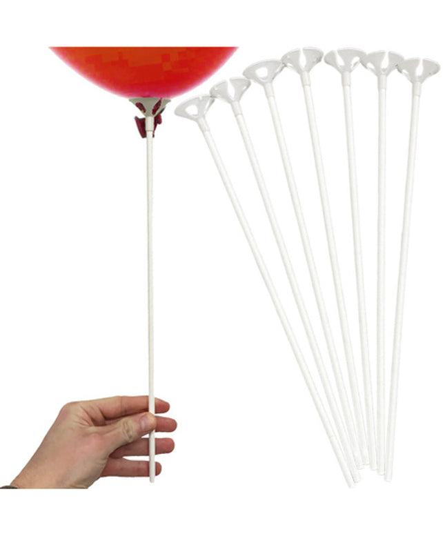 Eko papirnate palčke za balone 30 cm - 10 kos