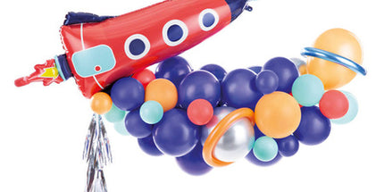Girlanda iz balonov Raketa mix - 200 cm